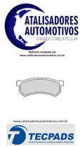 Pastilha de Freio Dianteiro Renault Kwid Intense/Life/Zen (disco solido) 2017 2018 2019 2020 2021 2022... Em diante - Original Tecpads 5338 (SYL2344)