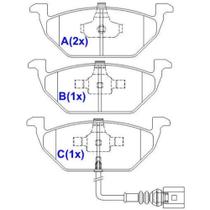Pastilha de Freio Dianteiro Volkswagen Bora 2000 a 2010 SYL