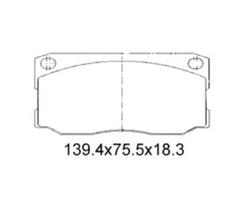 Pastilha De Freio F4000 2.9 Dianteira Sistema Varga 1226 Syl