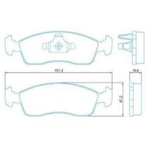 Pastilha de Freio Fiat Argo 2017 a 2022 JURID HQJ-2279