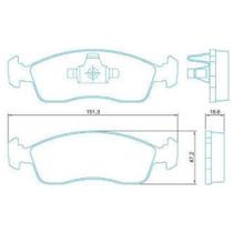 Pastilha de Freio Fiat Mobi 2016 a 2024 JURID HQJ-2279