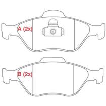 Pastilha de Freio Ford Ecosport 2003 a 2011 WILLTEC PW443