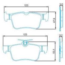 Pastilha de Freio Ford Edge 2014 a 2022 JURID HQJ-2316
