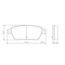 Pastilha De Freio Fras-Le Fusion - PD/646 _ PD/1788