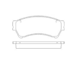 Pastilha De Freio Fusion 2.3 Dianteira Sistema Fomoco 1217 Syl