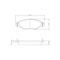 Pastilha De Freio Hoggar 207 Dianteira Bosch Bb435 Sem Alarme Jogo