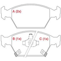 Pastilha de Freio Honda City 2009 a 2024 WILLTEC PW745 Pastilha de Freio Honda City 2009 a 2024 WILLTEC PW745