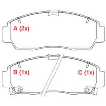 Pastilha de Freio Honda Civic 2013 a 2015 WILLTEC PW641