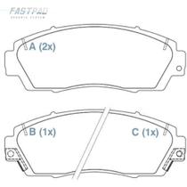 Pastilha de Freio Honda Cr-V 2007 a 2024 WILLTEC FP193