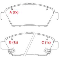 Pastilha de Freio Honda Fit 2015 a 2021 WILLTEC PW244 Pastilha de Freio Honda Fit 2015 a 2021 WILLTEC PW244