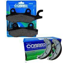 Pastilha de freio honda twister 250 cbx + lona de freio cobreq Pastilha de freio honda twister 250 cbx + lona de freio cobreq