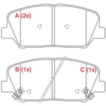 Pastilha de Freio Hyundai Genesis 2011 a 2013 WILLTEC FP220