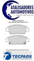 Pastilha de Freio Hyundai HB20 1.0 Comfort/Comfort Plus/Comfort Style 2012 2013 2014 2015 2016 2017 2018 Original-Tecpads 5213 (SYL6260)