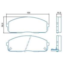 Pastilha de Freio Hyundai Hr Hd 2006 a 2011 JURID HQJ-2215/A Pastilha de Freio Hyundai Hr Hd 2006 a 2011 JURID HQJ-2215/A