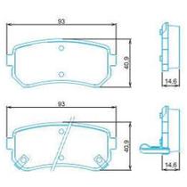 Pastilha de Freio Hyundai Ix35 2010 a 2013 JURID HQJ-2311A Pastilha de Freio Hyundai Ix35 2010 a 2013 JURID HQJ-2311A
