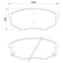 Pastilha de Freio Hyundai Ix35 2010 a 2015 JURID HQJ-2284A