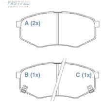 Pastilha de Freio Hyundai Ix35 2011 a 2016 WILLTEC FP874 Pastilha de Freio Hyundai Ix35 2011 a 2016 WILLTEC FP874