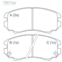 Pastilha de Freio Hyundai Sonata 2001 a 2012 WILLTEC FP582