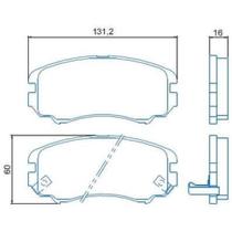 Pastilha de Freio Hyundai Tucson 2006 a 2011 JURID HQJ-2216A