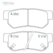 Pastilha de Freio Kia Opirus 2004 a 2007 WILLTEC FP583