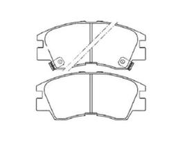 Pastilha De Freio L200 2.5 Dianteira Com Alarme Sistema Sumitomo 1312 Syl