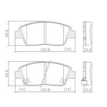 Pastilha De Freio Lonaflex HB20/HB20 S - P-1441