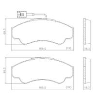 Pastilha De Freio Lonaflex Jumper/Boxer P-652-B