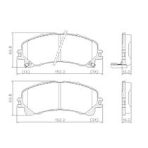 Pastilha De Freio Lonaflex S10/Trailblazer - P-1533