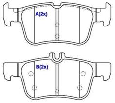 Pastilha de Freio MA2839 Fusion 2.0 2.5 16V 12/21 Traseira