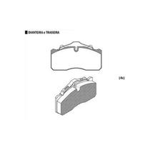 Pastilha de Freio Mbb 712 / 812 / 914 Lo 814 / 914 Eletronico / Lo 915 03 / Sistema Wabco