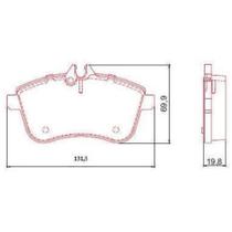 Pastilha de Freio Mercedes Benz Classe A 2013 a 2024 FERODO