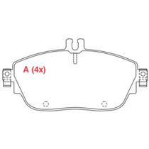 Pastilha de Freio Mercedes Benz Classe B 2012 a 2018 WILLTEC