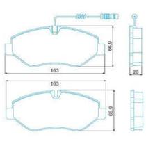 Pastilha de Freio Mercedes Benz Sprinter Chassi 2011 a 2019 Pastilha de Freio Mercedes Benz Sprinter Chassi 2011 a 2019