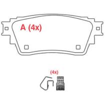 Pastilha de Freio Mitsubishi Eclipse Cross 2018 a 2024 Pastilha de Freio Mitsubishi Eclipse Cross 2018 a 2024
