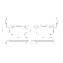 Pastilha de Freio NA37756 106 91/03 306 93/99 Clio R-19 93/ Dianteira
