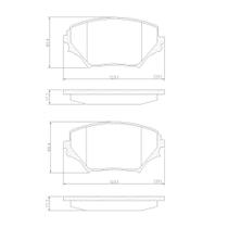 Pastilha de Freio NA40540 RAV4 2.0 16V 00/05 Dianteira