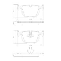 Pastilha de Freio NA43131 M3 00/06 M4 18/20 M5 98/03 330 00/11 525 00/03 528 95/00 X3 04/10 X5 99/17 Z4 06/08 Range Rover 02/ Traseira Pastilha de Freio NA43131 M3 00/06 M4 18/20 M5 98/03 330 00/11 525 00/03 528 95/00 X3 04/10 X5 99/17 Z4 06/08 Range Rover 02/ Traseira