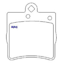 Pastilha de Freio NA43630 C180 00/06 C200 95/01 280 96/ SLK 04/ Traseira Pastilha de Freio NA43630 C180 00/06 C200 95/01 280 96/ SLK 04/ Traseira