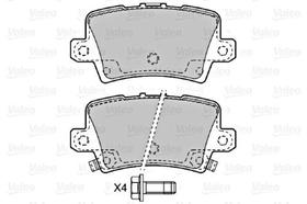Pastilha de Freio NA45060 Civic 06/ Traseira - 43022SMGE00 - 43022SMGE01 -