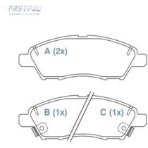 Pastilha de Freio Nissan March 2012 a 2021 WILLTEC FP173