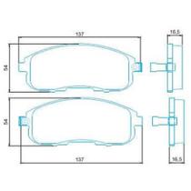Pastilha de Freio Nissan Sentra 2006 a 2020 JURID HQJ-2223A Pastilha de Freio Nissan Sentra 2006 a 2020 JURID HQJ-2223A