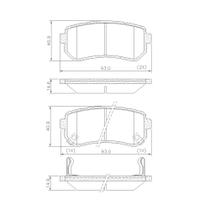 Pastilha de Freio PD/1334 Elantra 09/ Traseira - FRASLE-