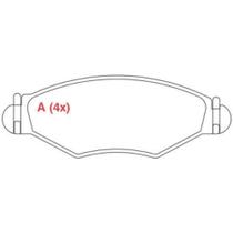 Pastilha de Freio Peugeot 206 2001 a 2008 WILLTEC PW412C Pastilha de Freio Peugeot 206 2001 a 2008 WILLTEC PW412C