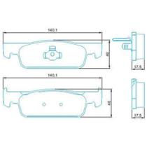 Pastilha de Freio Renault Logan 2013 a 2024 JURID HQJ-2319