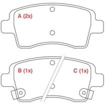 Pastilha de Freio Toyota Etios 2012 a 2023 WILLTEC FP177