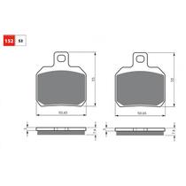 Pastilha de freio tras du ducati multi/panigali gf152s3