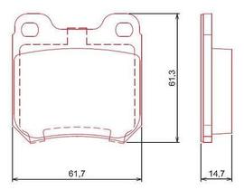 Pastilha de Freio Traseira Astra Calibra Omega Suprema Vectra Zafira Saab 9-3 9-5 1989 em diante Jurid HQJ-2040 sistema Teves Pastilha de Freio Traseira Astra Calibra Omega Suprema Vectra Zafira Saab 9-3 9-5 1989 em diante Jurid HQJ-2040 sistema Teves