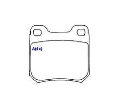 Pastilha de freio traseira Astra Meriva Omega Suprema Vectra Zafira 1993 a 2011 SYL S1095 Pastilha de freio traseira Astra Meriva Omega Suprema Vectra Zafira 1993 a 2011 SYL S1095