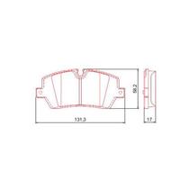 Pastilha de Freio Traseira Range Rover IV 12 / ... Range Rover Sport 13 / ... sem Alarme com Anti Ruido Pastilha de Freio Traseira Range Rover IV 12 / ... Range Rover Sport 13 / ... sem Alarme com Anti Ruido