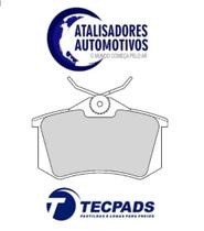 Pastilha de Freio Traseira VOLKSWAGEN Bora/Golf 1.8 T GTi/Golf IV 2.3i/New Beetle 2.3i e 3.2/ Passat 2.8 GL, GT, VR6 1998 1999 2000 2001 2002 2003 200